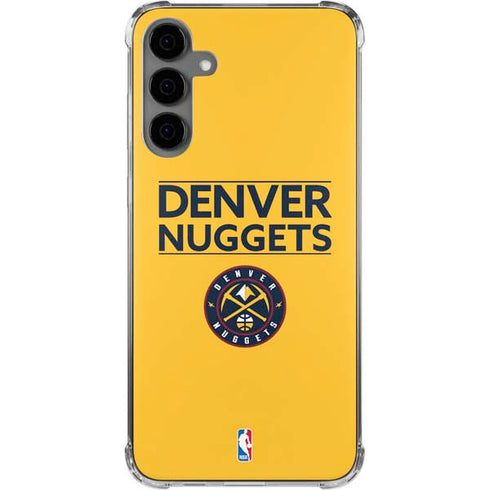 NBA Denver Nuggets Standard - Blue Galaxy S24 Plus Clear Case